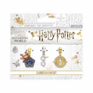 Harry Potter - medál készlet - Béka, Harry szemüvege és Időforgató