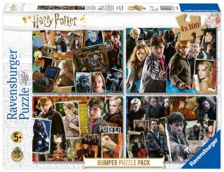 Harry Potter - Puzzle - Szett - 4 x 100 darabos készlet