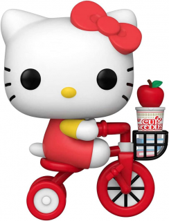 Hello Kitty - Funko POP! figura - Hello Kitty (Kerékpárral és tésztás csészével)