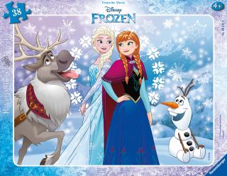 Jégkirályság - puzzle - Anna és Elsa - 40 darab - 40 darab