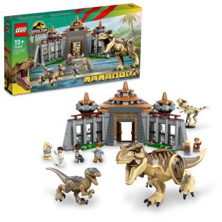 Jurassic World™ LEGO® Látogatóközpont: T-rex és raptor támadása (76961)