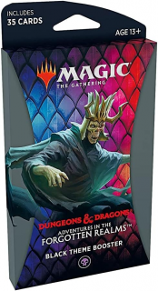 Magic: The Gathering - D&amp;D Kalandok az Elfeledett Birodalmakban - Témabooster - Fekete (HU)