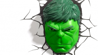 Marvel 3D - Fény - Hulk Face 3D