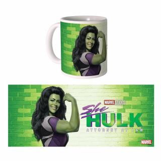 Marvel - bögre - She-Hulk zöld