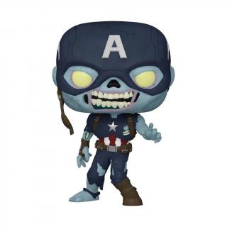 Marvel What If...? - Funko POP! figura - Zombie Captain America Exkluzív
