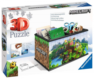 Minecraft - 3D puzzle - Tároló doboz - 216 darab