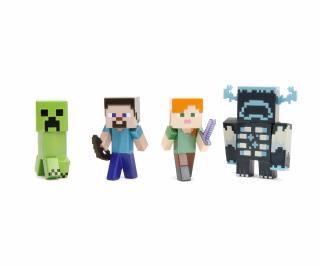 Minecraft - figurák - Steve, Alex, Creeper és Warden