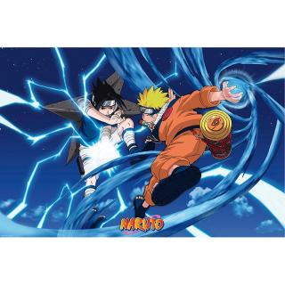 Naruto - Poszter - Naruto és Sasuke
