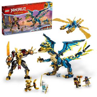 NINJAGO LEGO® Elemi sárkány vs. Robot császárnő (71796)