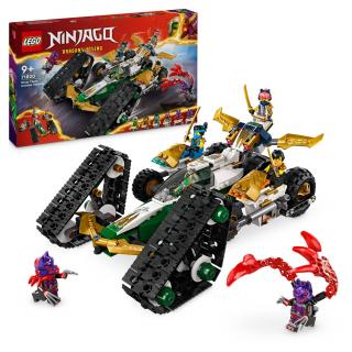 NINJAGO LEGO® Ninja csapat és kombinált jármű (71820)