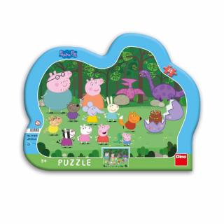 PEPPA PIG 25 - Kontúr puzzle