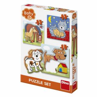 PETS 3-5 baba puzzle készlet