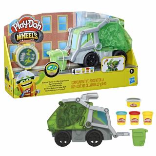 Play-Doh Wheels - Játékkészlet - Szemeteskocsi 2 az 1-ben