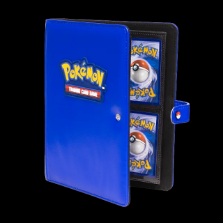 Pokémon - A5 kártyaalbum - Prémium kék 4 zsebes Snap Binder