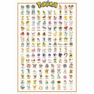 Pokémon Kanto poszter