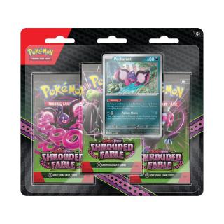 Pokémon TCG: Scarlet &amp; Violet - Shrouded Fable - 3-Pack Blister - Pecharunt (HU)