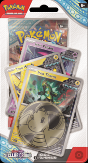 Pokémon TCG: Scarlet &amp; Violet - Stellar Crown - Premium Checklane Blister - Iron Thorns (HU)