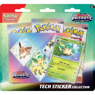 Pokémon TCG: Scarlet & Violet 8.5 - Prismatic Evolutions - Tech Sticker Collection - Leafeon (EN)