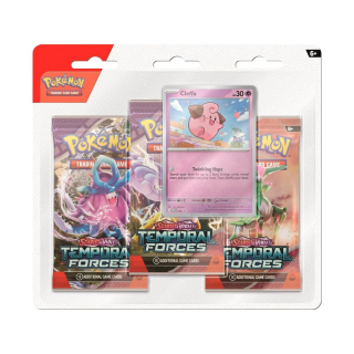 Pokémon TCG: Scarlet & Violet Temporal Forces - 3-Pack Blister - Cleffa (EN)