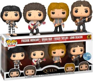 Queen - Funko POP! figurák - Freddie Mercury, Roger Taylor, Brian May és John Deacon