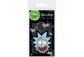 Rick és Morty - kulcstartó - Rick őrült mosolya