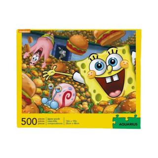 Spongyabob - puzzle - Krabby Patties (500 darab)