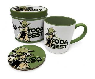 Star Wars bögre poháralátéttel - Yoda Best