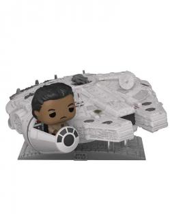 Star Wars - Funko POP! Deluxe figura - Lando Calrissian a Millennium Falcon Celebrations 2022-ben