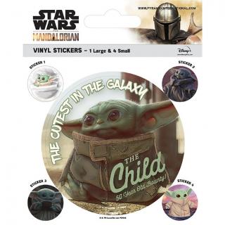 Star Wars: Mandalorian - vinil matricák - Baby Yoda