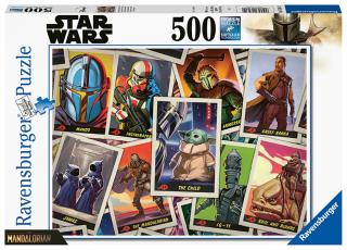 Star Wars - puzzle - A mandaloriánus és a baba Yoda - 500 darab - 500 darab