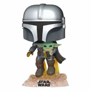 Star Wars The Mandalorian - funko figura - Mando repülő Jet Packkal