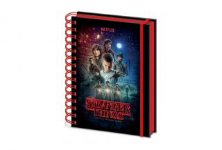 Stranger Things A5 notebook - Egy lap
