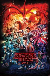 Stranger Things - Plakát - Évszakok montázsa