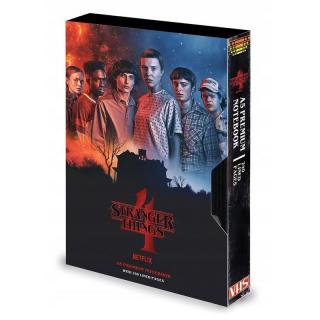 Stranger Things S4 VHS notebook