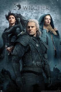 The Witcher (Netflix) - Poszter - Geralt, Yen és Ciri