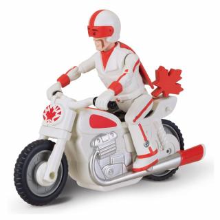 Toy Story - visszahúzható figura - Duke Caboom motorkerékpárral