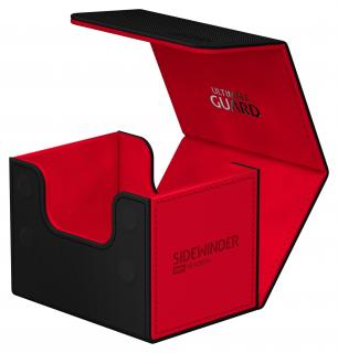 Ultimate Guard - Kártyadoboz - Sidewinder 100+ XenoSkin Synergy fekete/piros