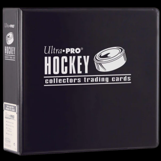 Ultra Pro - A4-es gyűrűs kártyaalbum - Hockey kereskedelmi kártyaalbum (fekete)