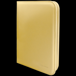 Ultra Pro - A5 cipzáras kártyaalbum - Vivid 4-Pocket Zippered PRO-Binder (sárga)