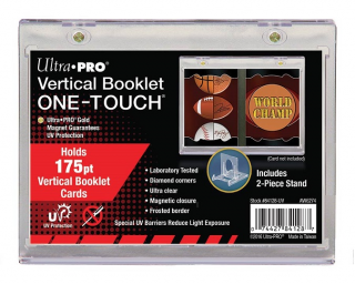 Ultra Pro - Függőleges füzetkártya UV ONE-TOUCH mágnestartó 175PT (1 db)