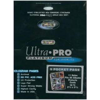 Ultra Pro - Kártyalapok - 9 zsebes Platinum lapok doboz (100 db)