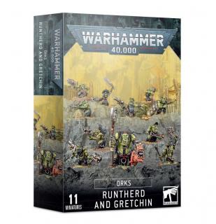 Warhammer 40,000 - minifigurák - Orks: Runtherd and Gretchin