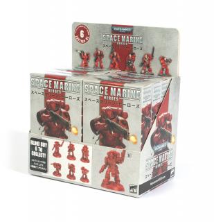 Warhammer 40.000 Space Marine Heroes - Mini figurák - Blood Angels Collection 1 Display (8 db)