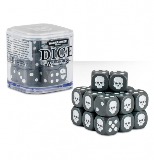 Warhammer - Kocka - 12mm Dice Cube (Grey) (20 ks)