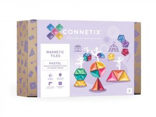 Connetix Tiles - rozšíření tvary pastel 48 ks