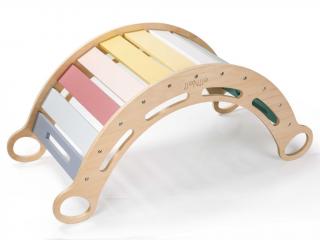 Fa 5 az 1-ben max Montessori hinta 100 cm - pasztell