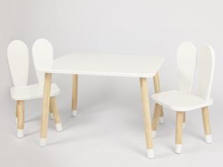 Nyuszifülek - gyerekasztal és székek počet stolu a židlí: Asztal + 2 szék