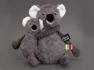 Plüss koala - mama a kicsinyével szín: szürke