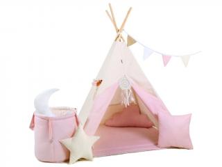 Rózsaszín álom indián sátor szett változat: luxury