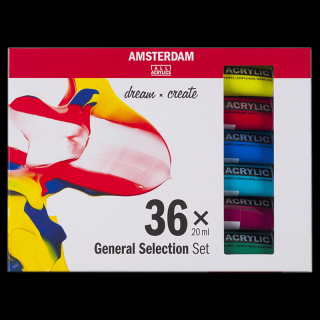 Amsterdam akril festékek - 36 x 20 ml készlet
